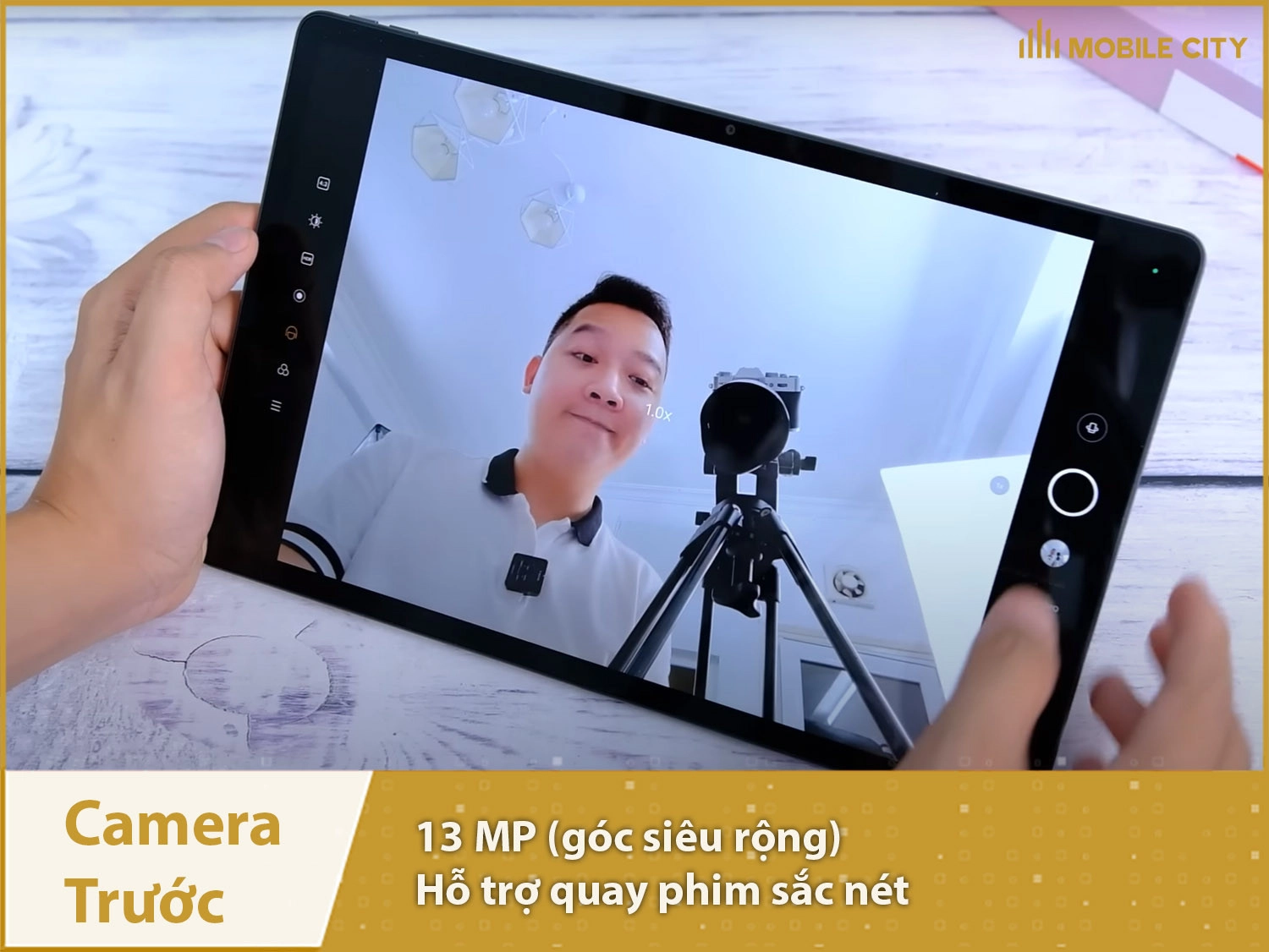 Xiaoxin Pad Pro 12.7 trang bị camera selfie 13MP (góc siêu rộng)