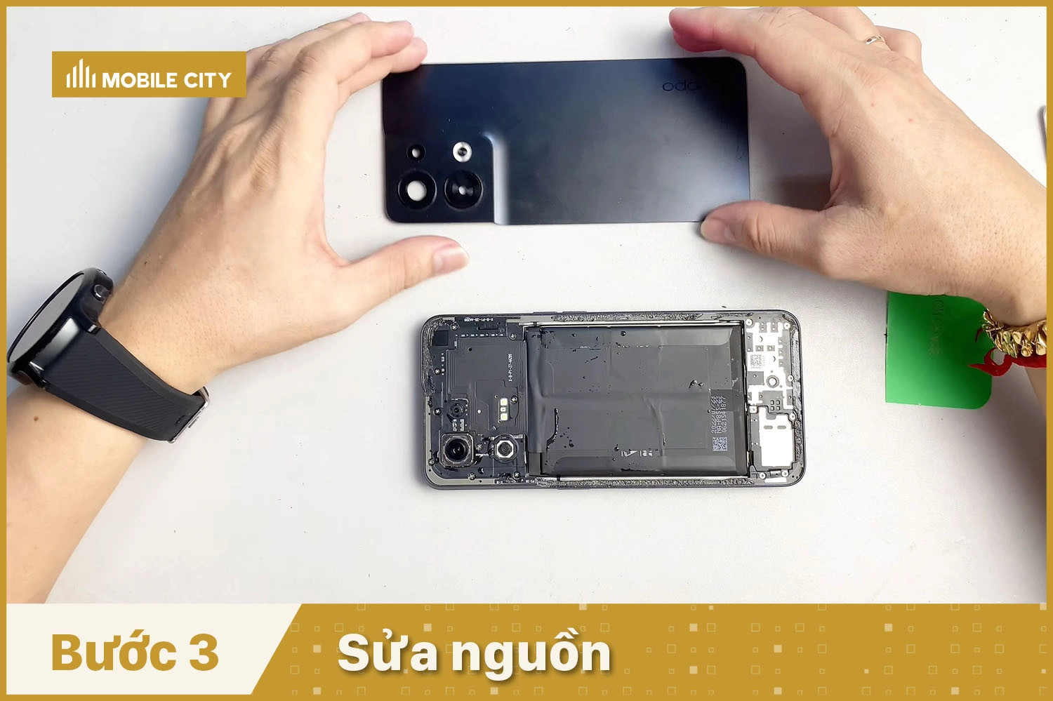 Thay IC nguồn, sửa nguồn cho OPPO Reno8 Pro