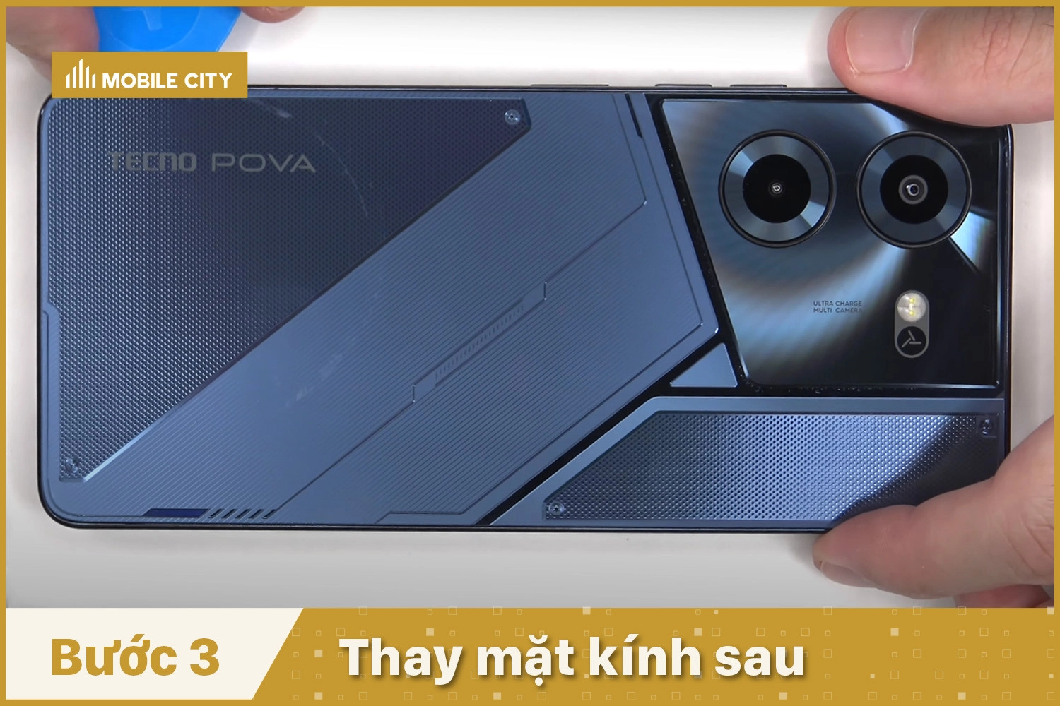 Thay mặt kính sau