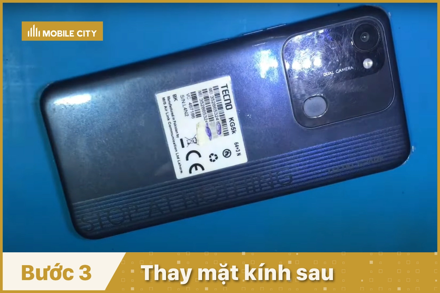 Thay mặt kính sau