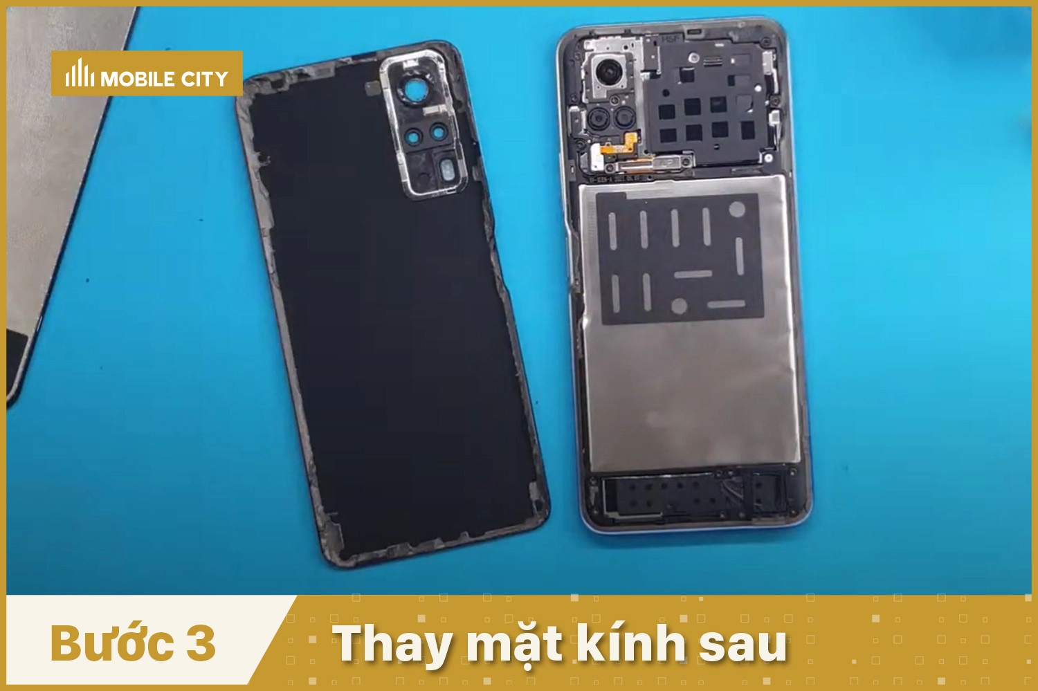 Thay mặt kính sau