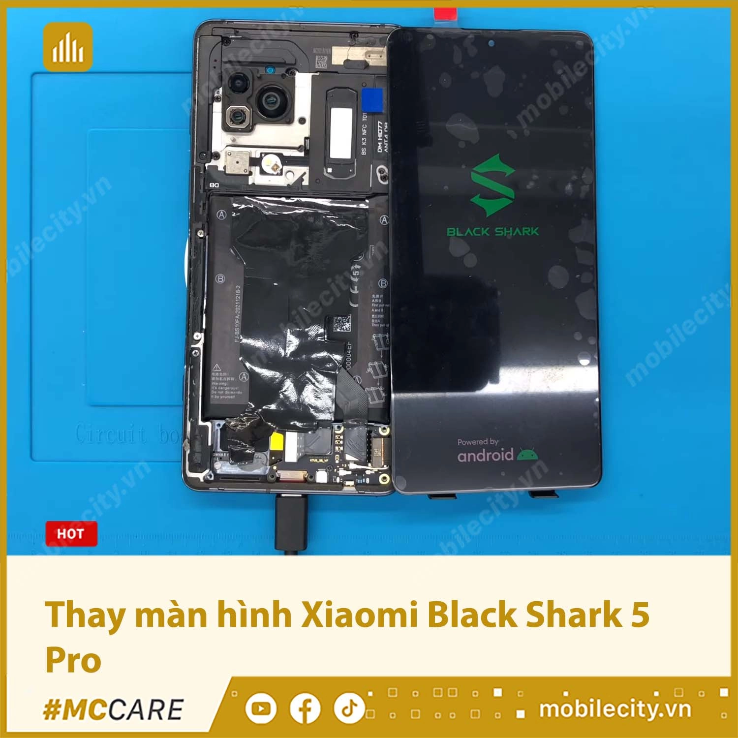 Thay màn hình Xiaomi Black Shark 5 Pro