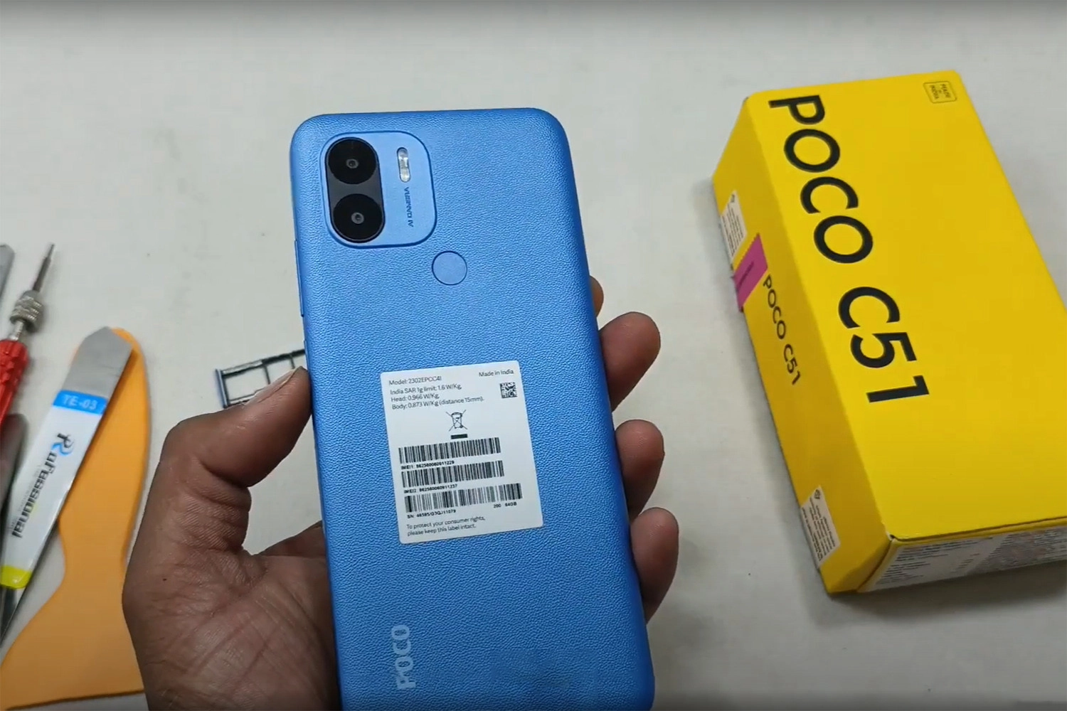 Nguyên nhân làm hỏng mặt kính Xiaomi POCO C51