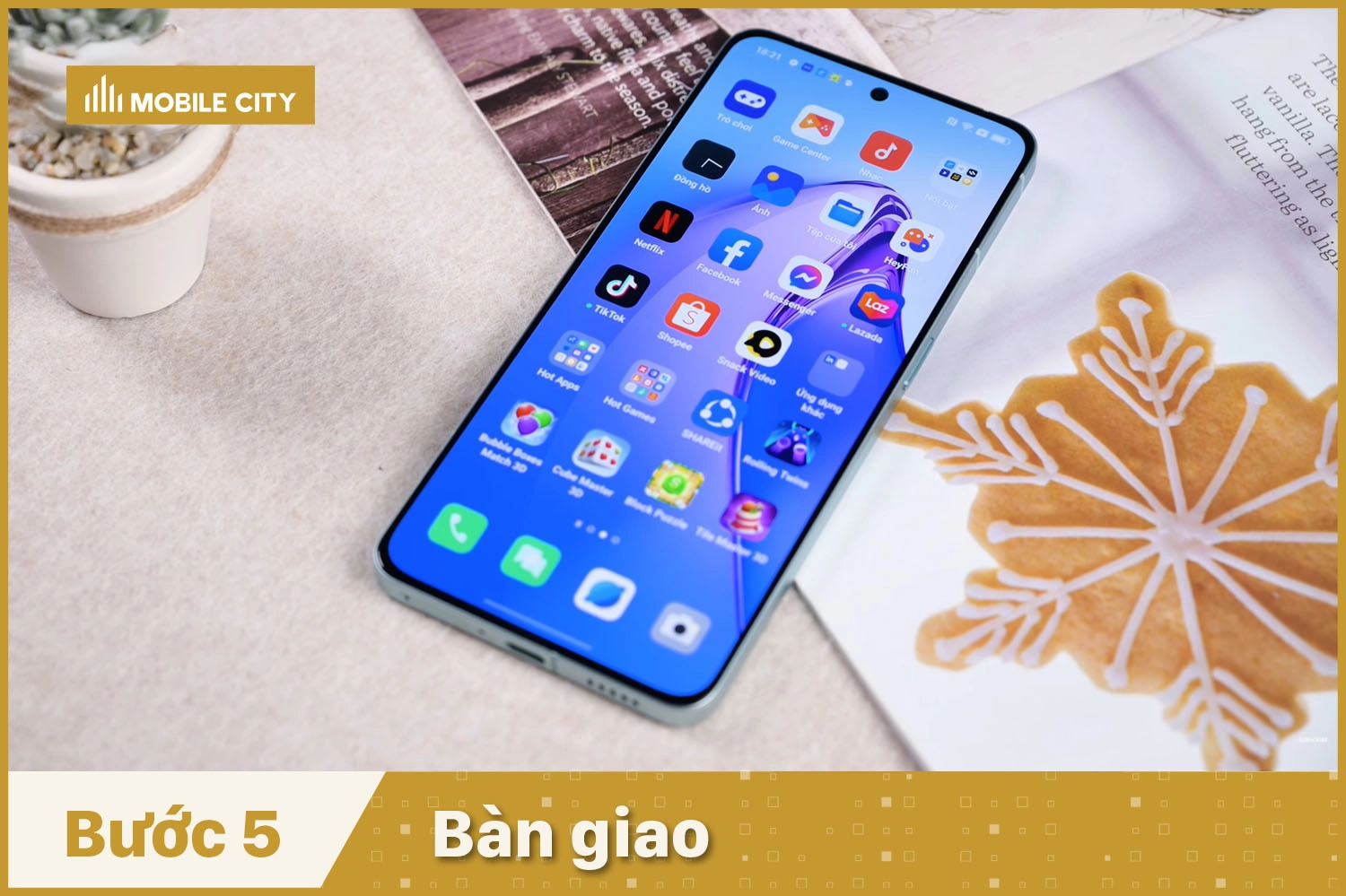 Bàn giao OPPO Reno8