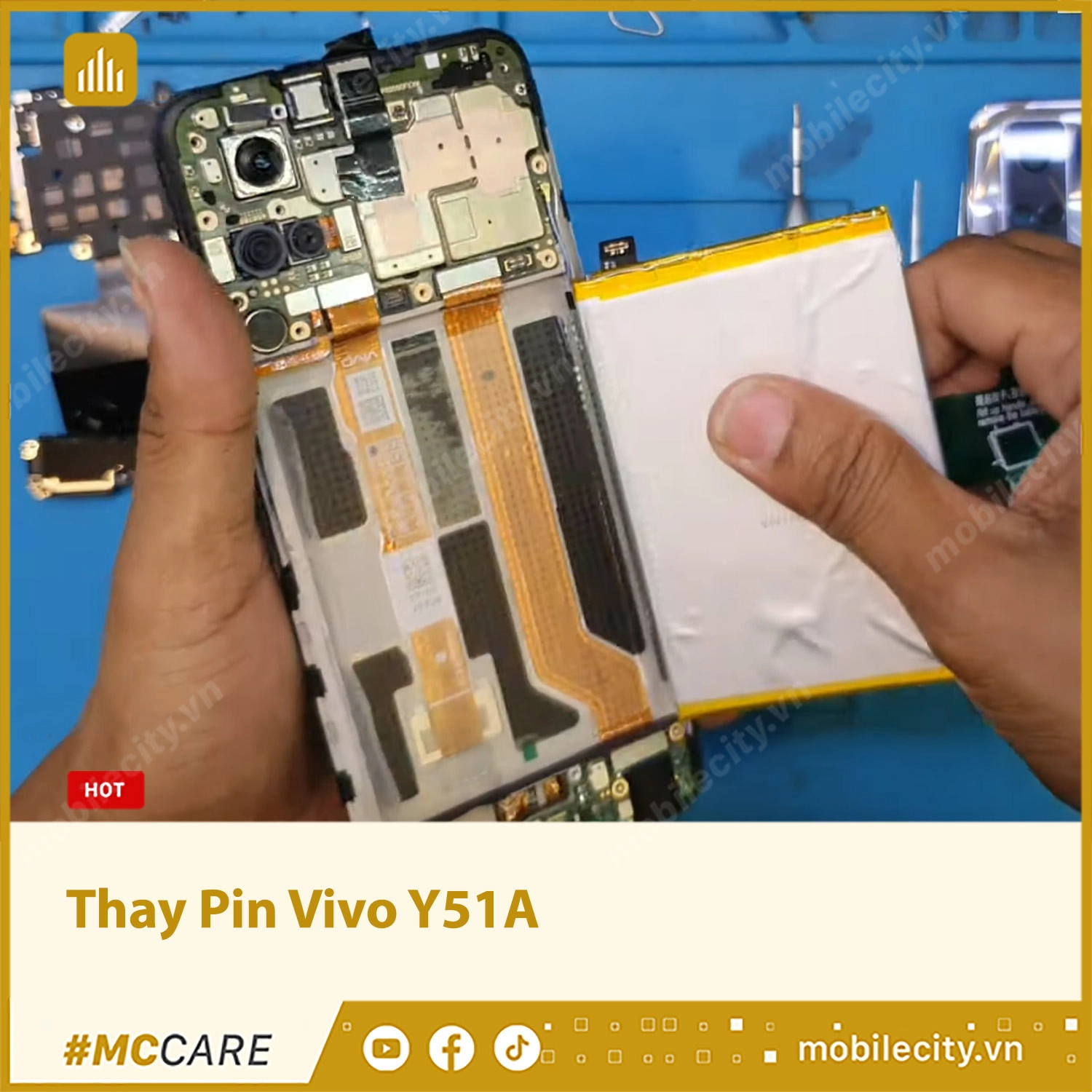 Thay Pin Vivo Y51A