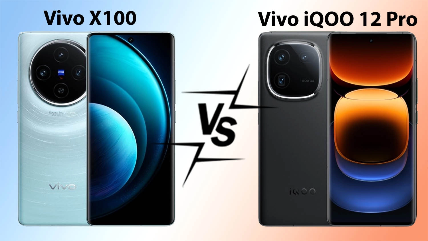 So S Nh Vivo X Vs Vivo Iqoo Pro R H N L I Ng Mua H N