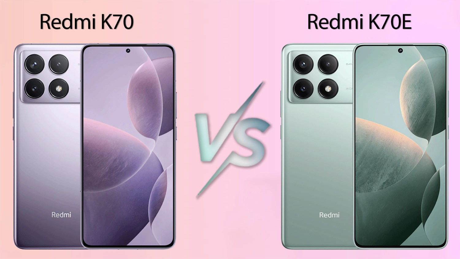 So sánh Xiaomi Redmi K70 và Redmi K70E