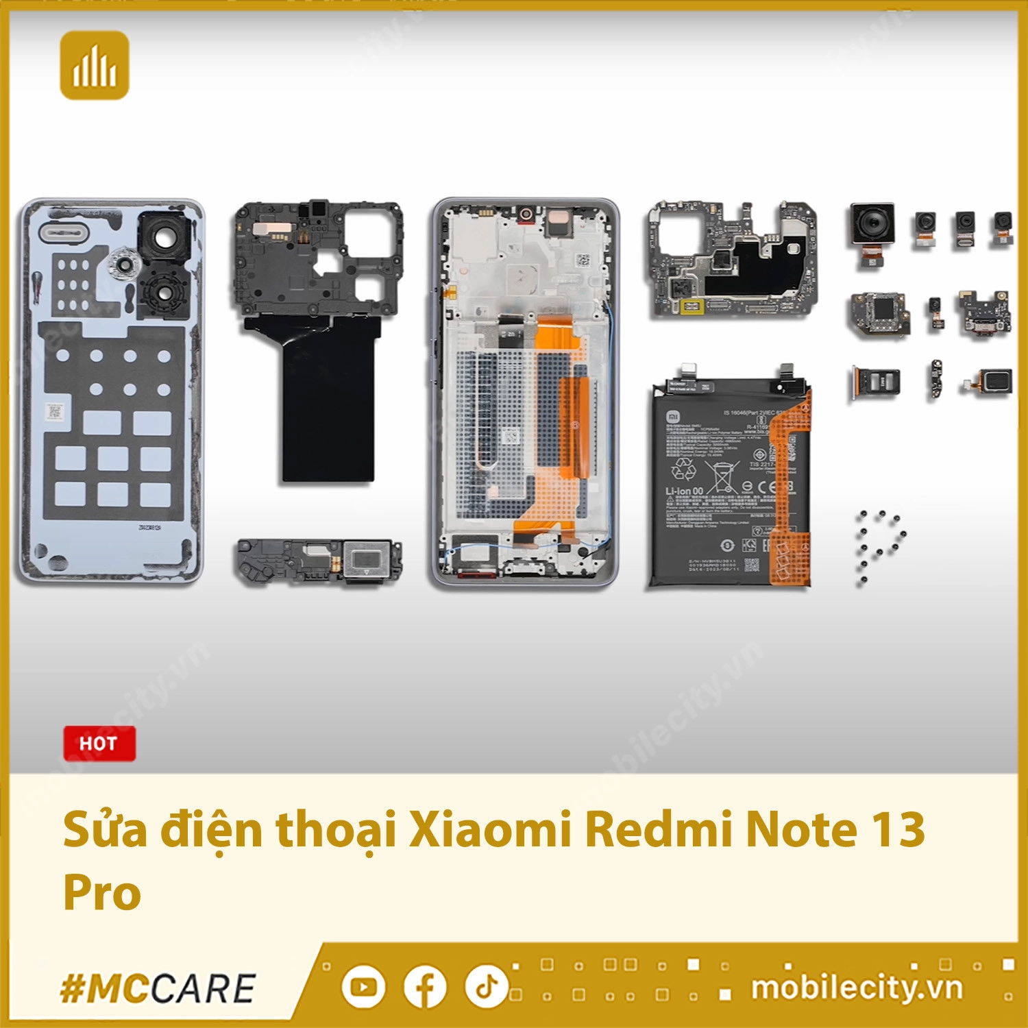 Sửa điện thoại Xiaomi Redmi Note 13 Pro