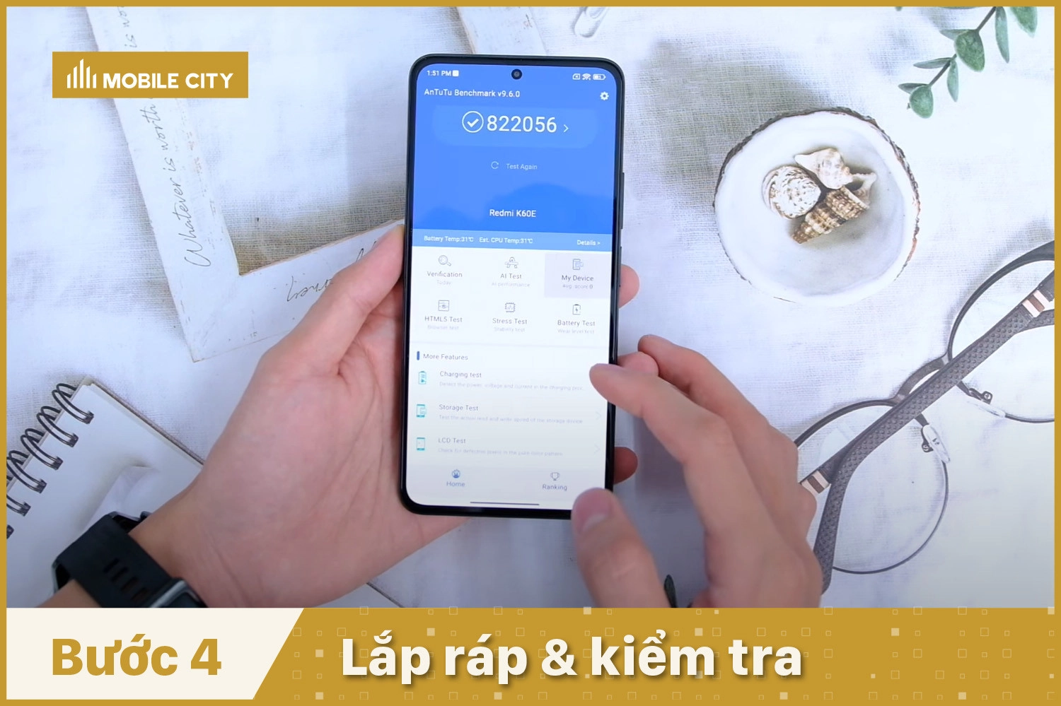 Lắp ráp và kiểm tra