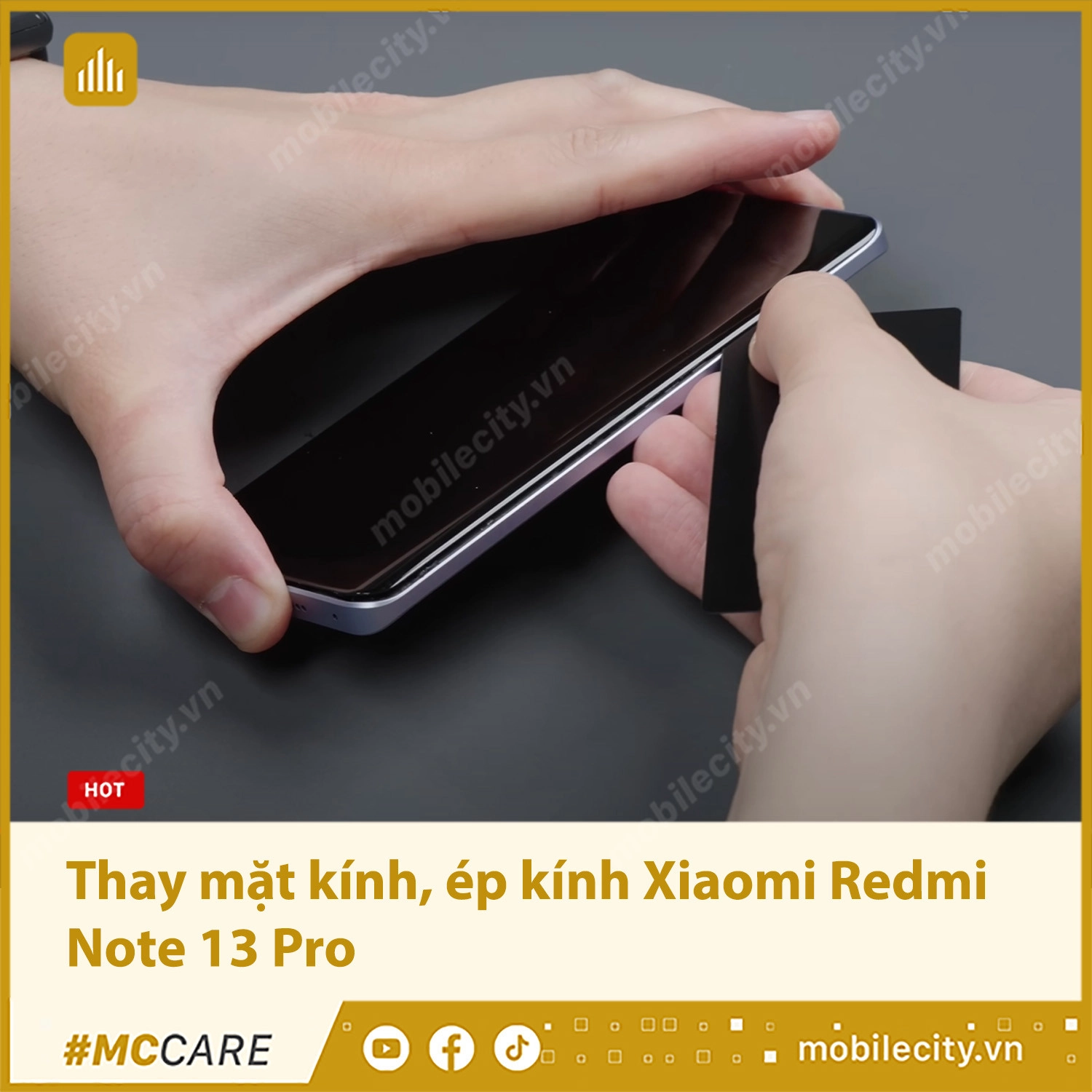 Thay mặt kính, ép kính Xiaomi Redmi Note 13 Pro