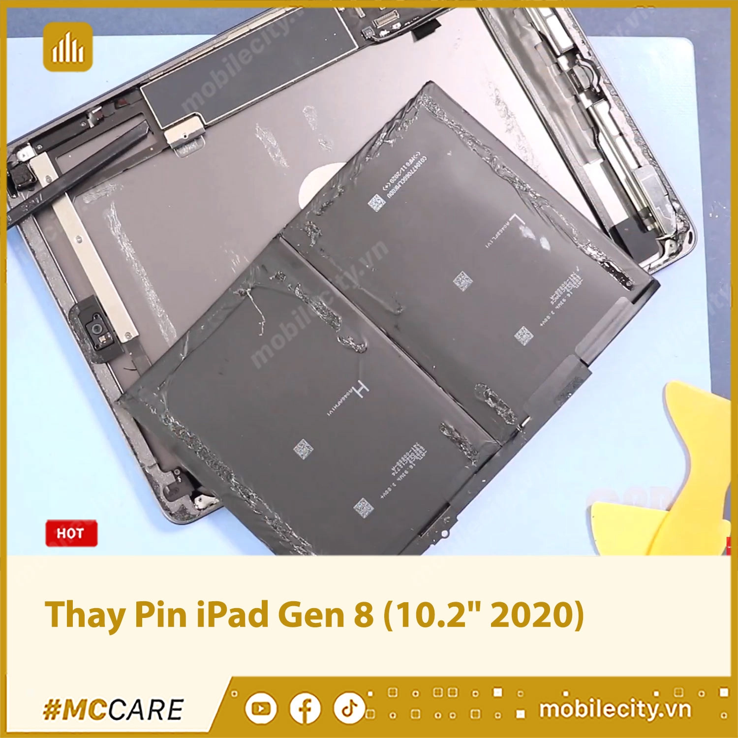 Bảng giá thay Pin iPad Gen 8 Chính hãng, Giá rẻ nhất 2025