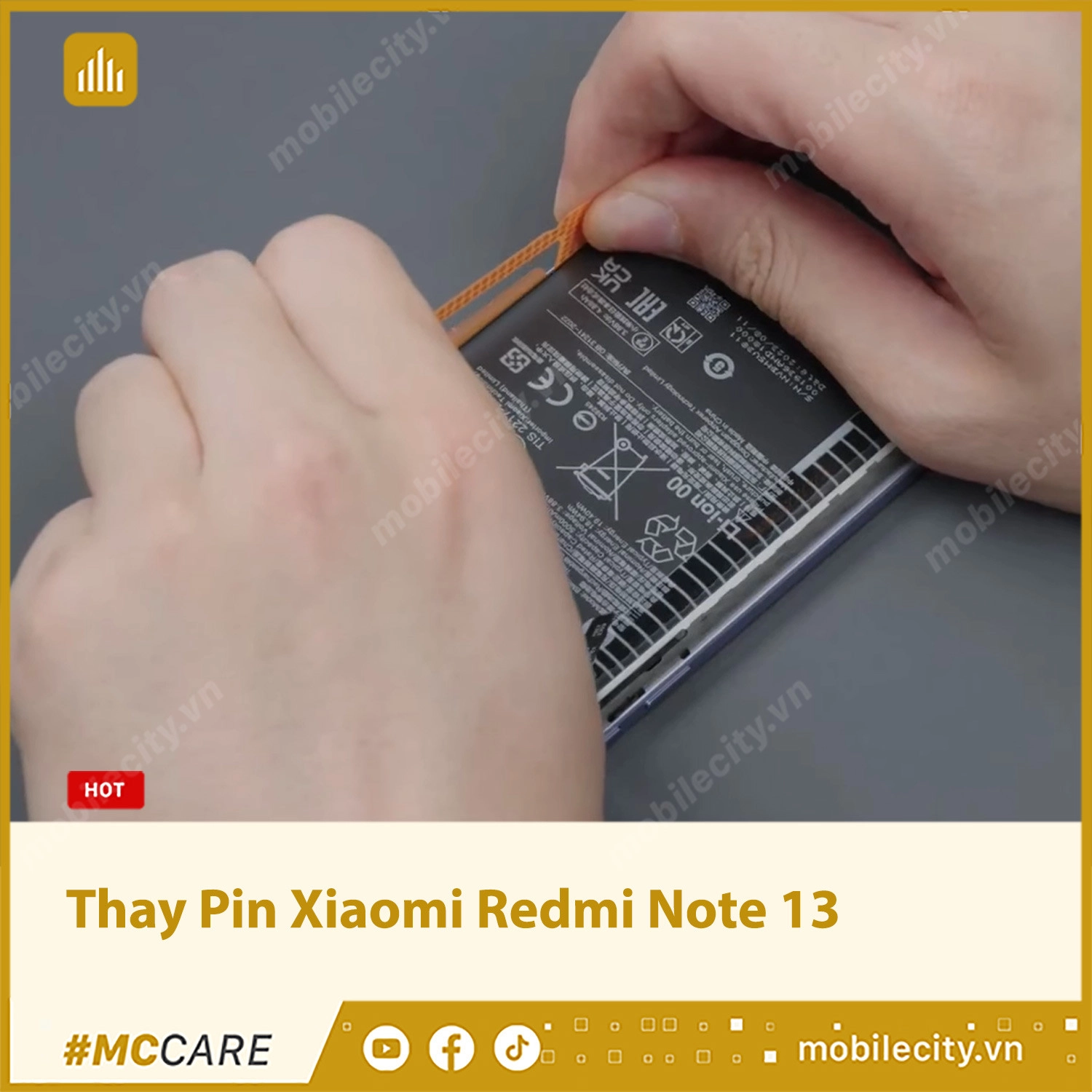 Thay Pin Xiaomi Redmi Note 13