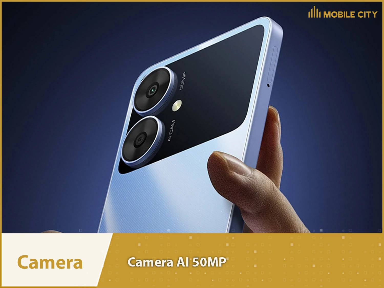 Redmi 13R 5G có cảm biến camera AI 50MP sắc nét