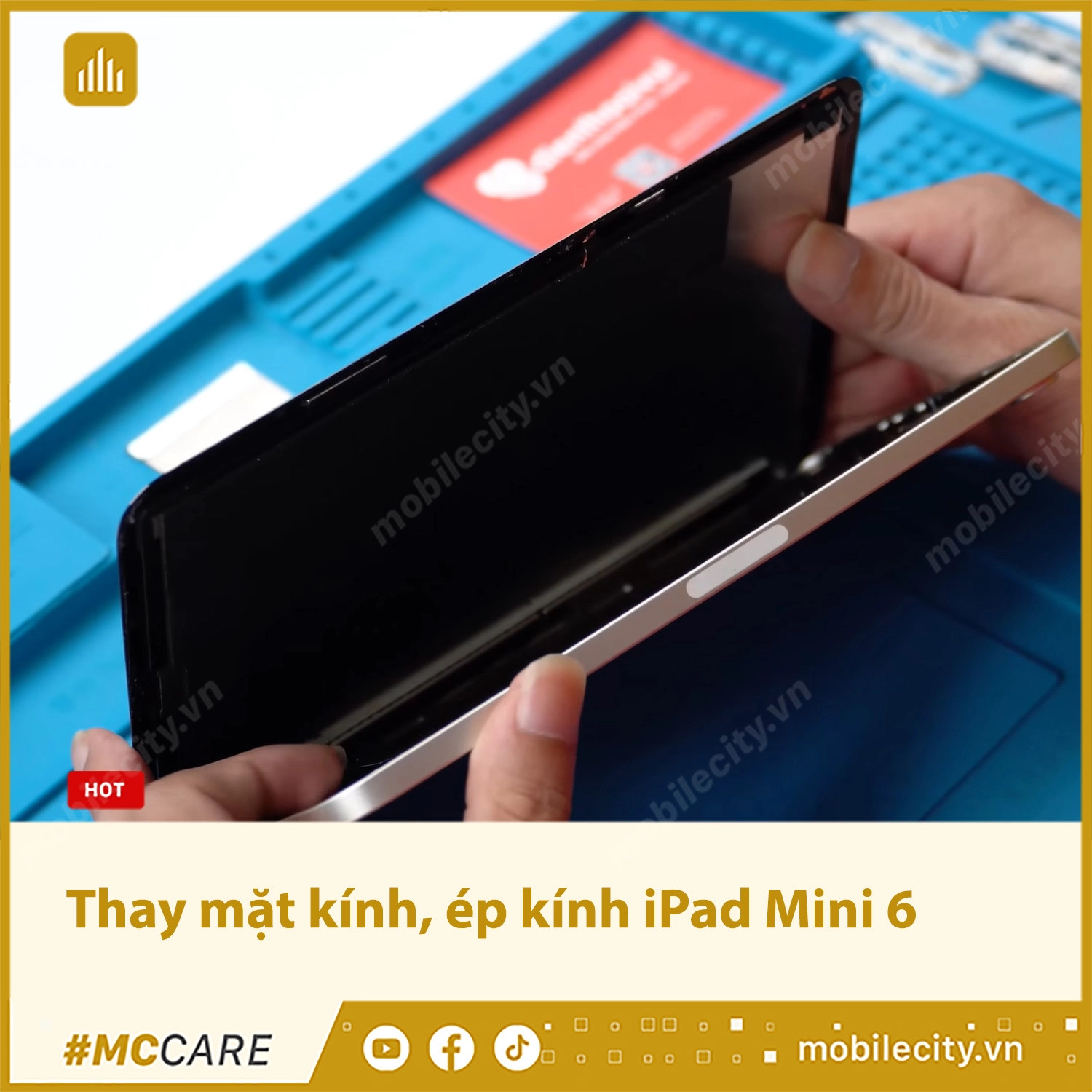 Thay mặt kính, ép kính iPad Mini 6