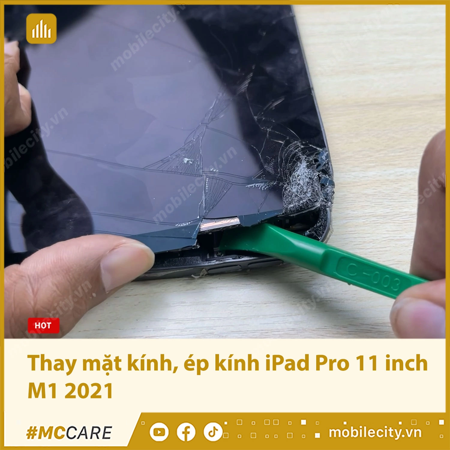 Ép kính, thay mặt kính iPad Pro M1 11 inch (2021) Uy tín, Giá rẻ nhất 2025