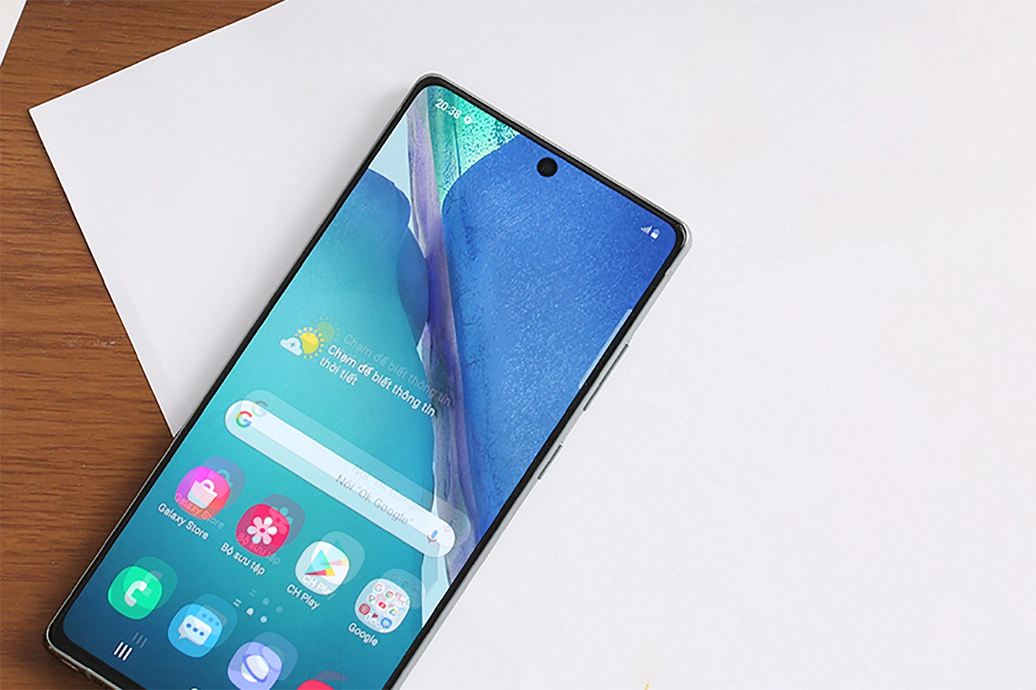 Dấu hiệu cần fix ám màn hình điện thoại Samsung Galaxy Note 20