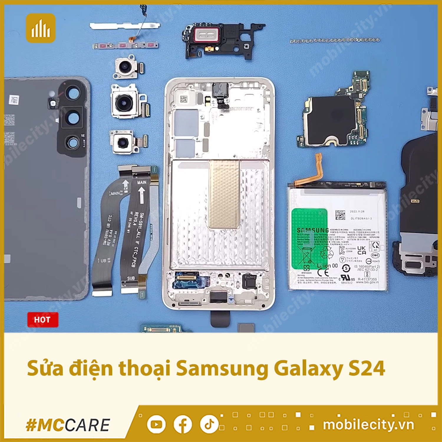 Bảng giá sửa điện thoại Samsung Galaxy S24 rẻ nhất tại Hà Nội, Đà Nẵng