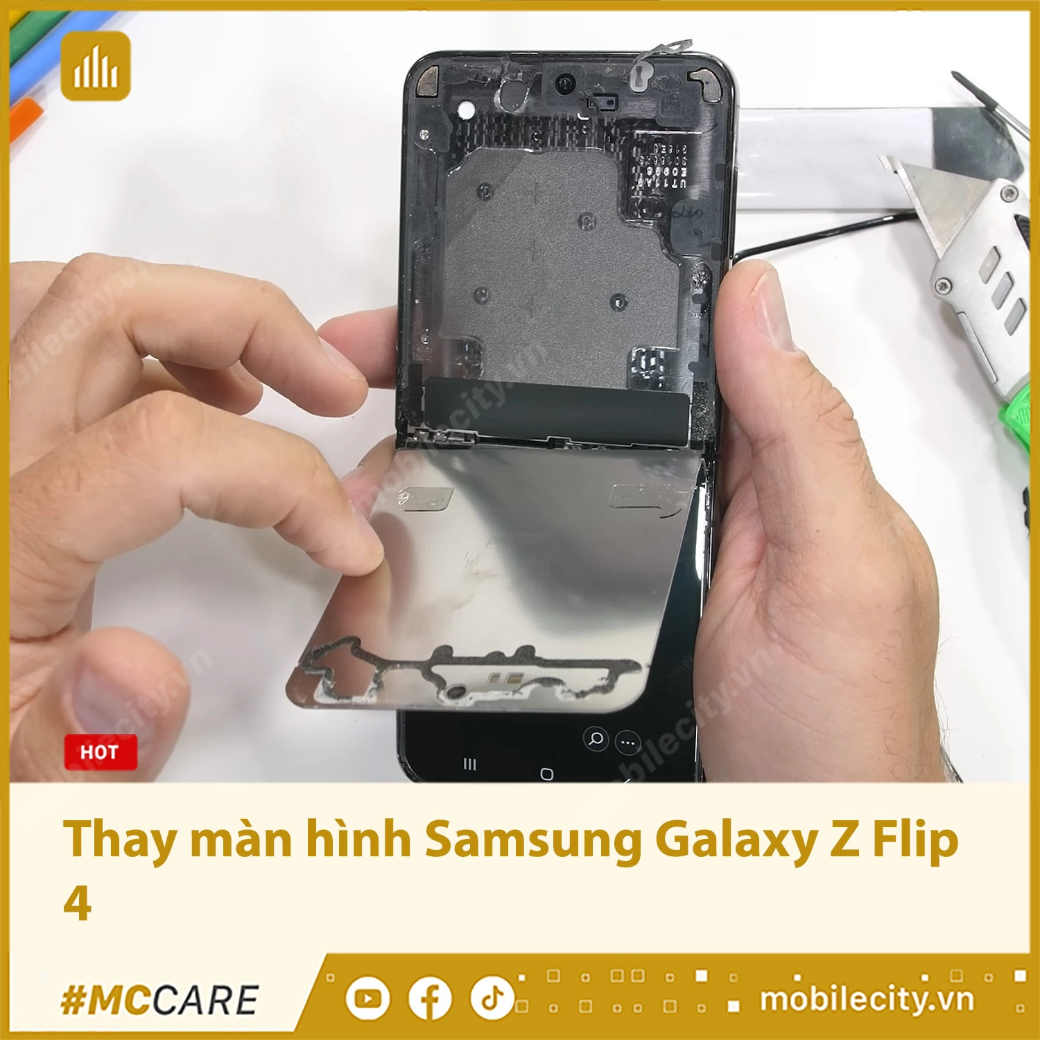 Thay màn hình Samsung Galaxy Z Flip 4