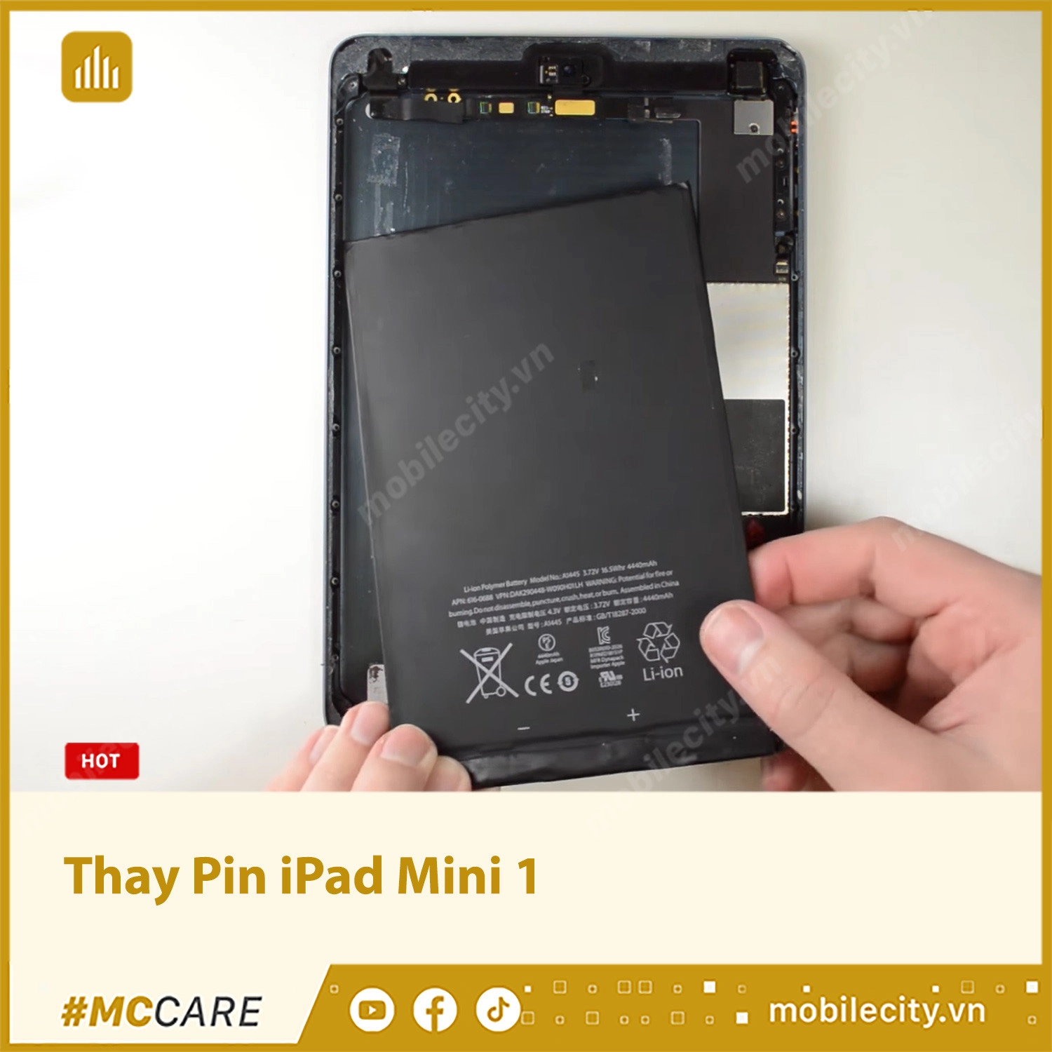 Thay Pin iPad Mini 1