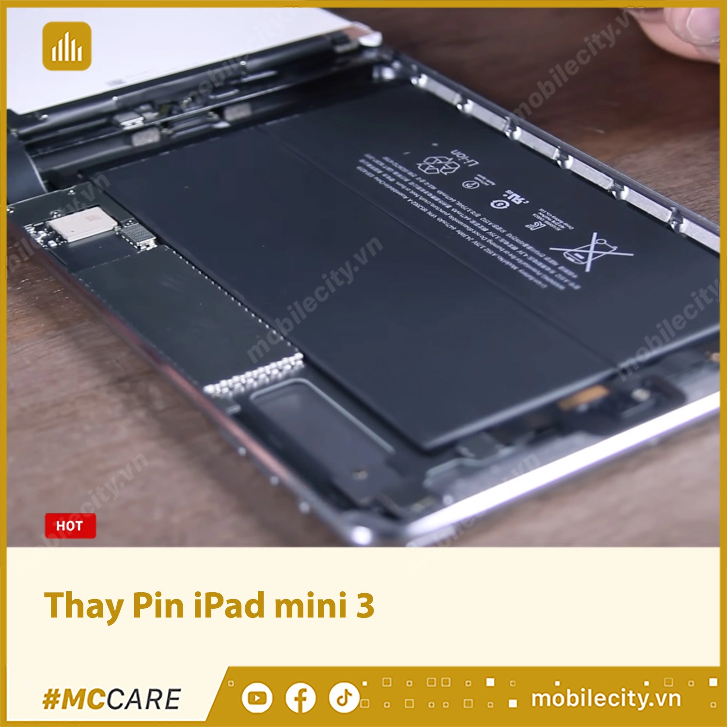 Thay Pin iPad mini 3