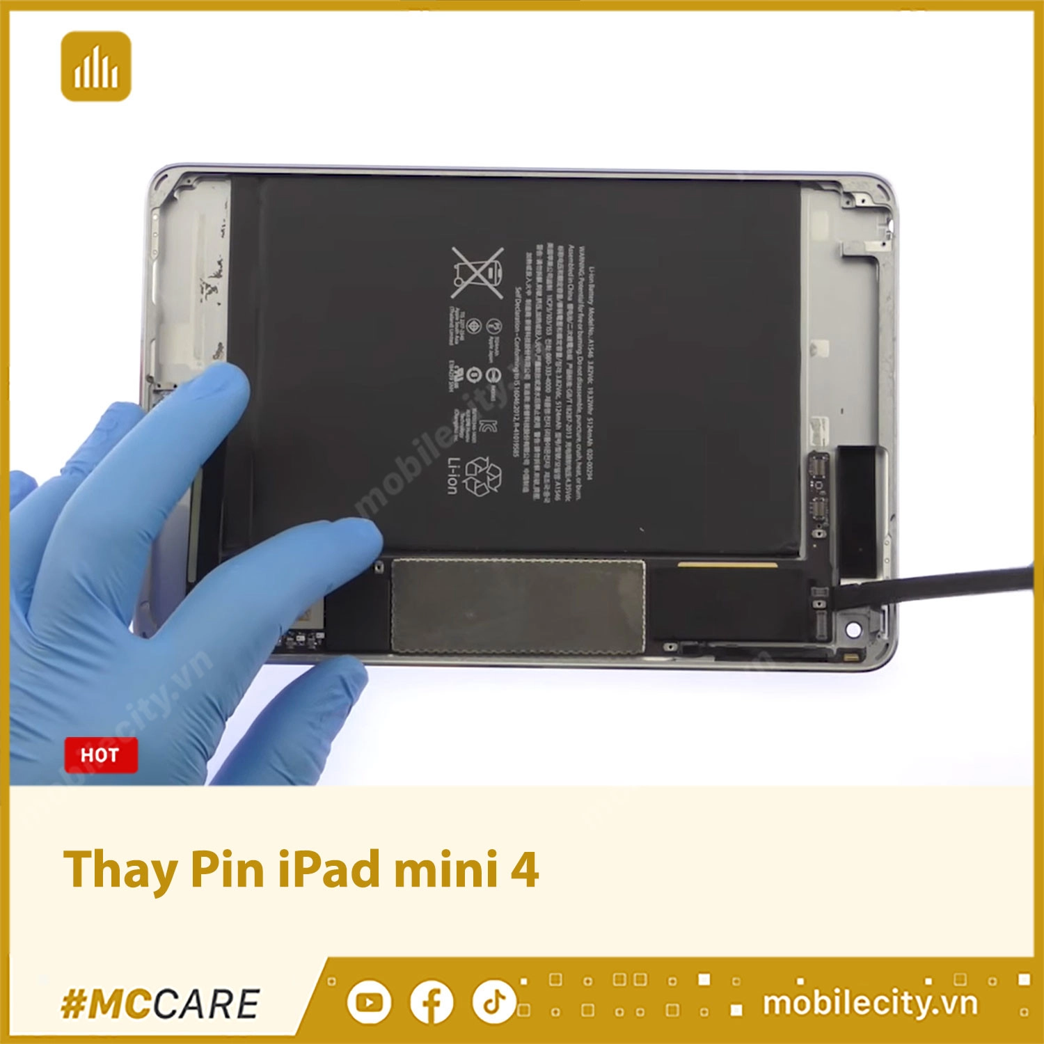 Thay Pin iPad mini 4