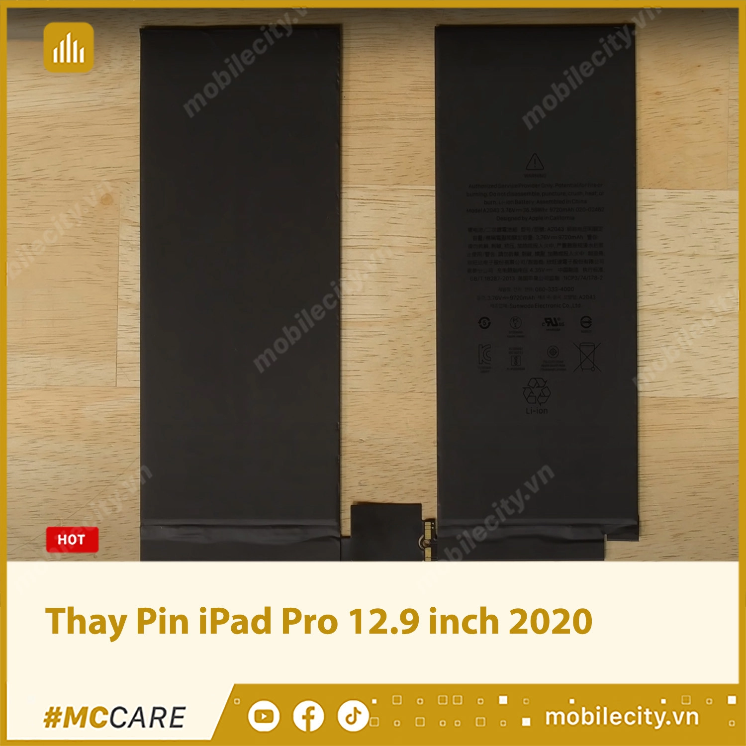 Thay Pin iPad Pro 12.9 inch 2020