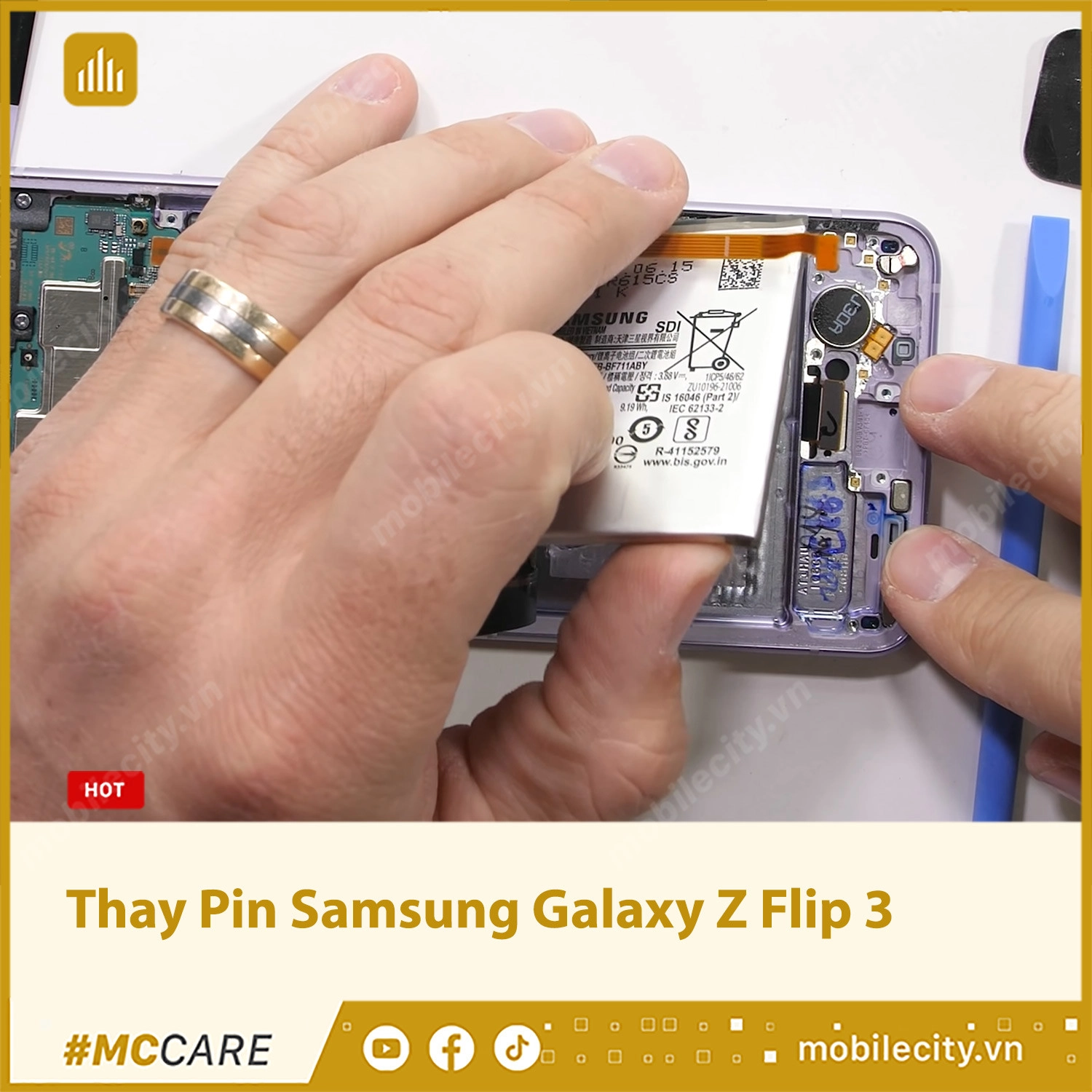 Thay Pin Samsung Galaxy Z Flip 3