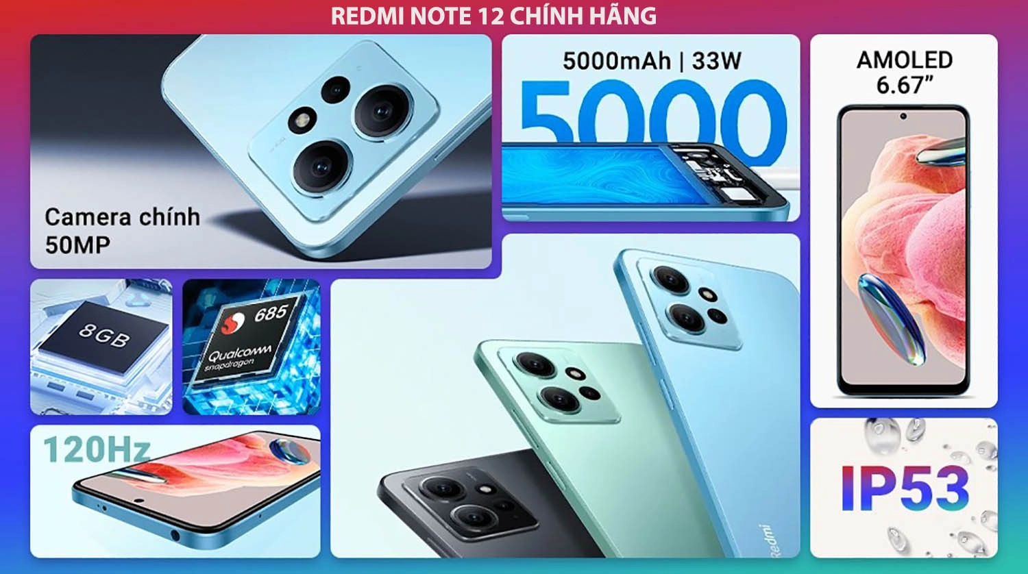 Xiaomi Redmi Note 12 Chính hãng