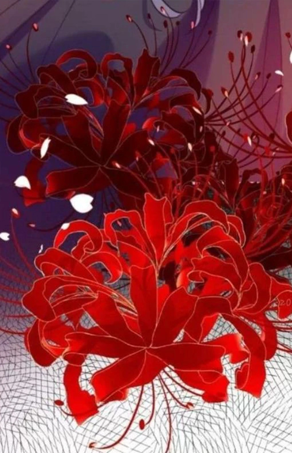  Wallpaper hoa bỉ ngạn anime huyền ảo cho điện thoại