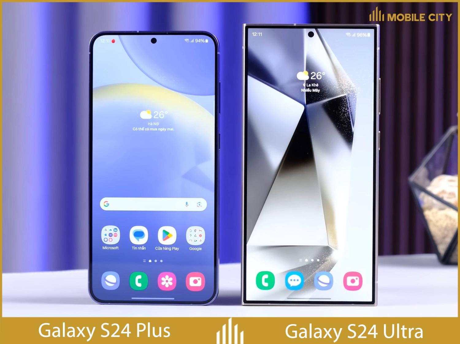 So sánh Samsung Galaxy S24 Ultra vs Galaxy S24 Plus