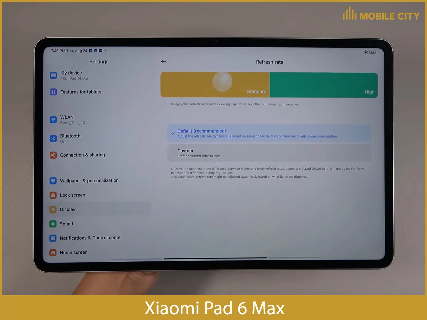 Màn hình Xiaomi Pad 6 Max