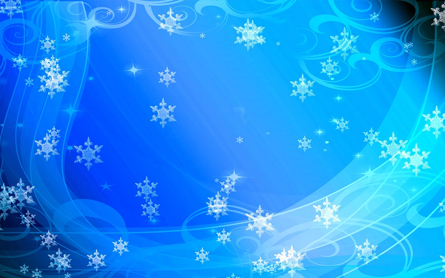 Hình nền Giáng Sinh màu xanh dương bông tuyết