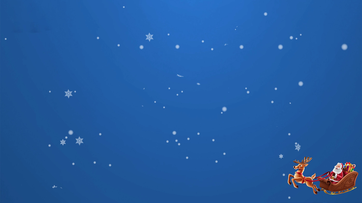Hình nền Giáng Sinh màu xanh dương tuần lộc