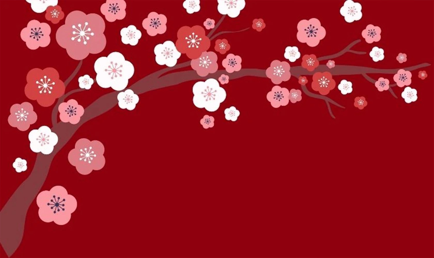 Hình nền Tết hoa lá cây đào