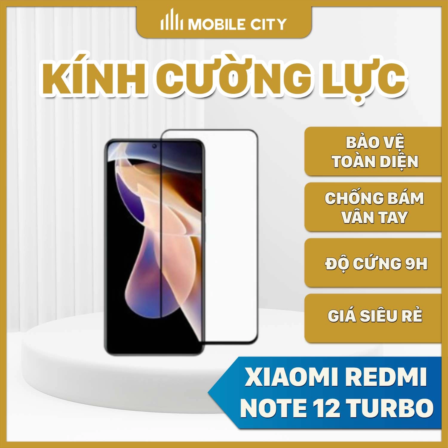 Kính cường lực Xiaomi Redmi Note 12 Turbo