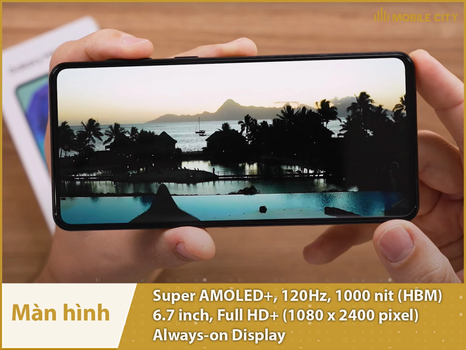 Samsung Galaxy M55 5G có màn hình Super AMOLED Plus 120Hz