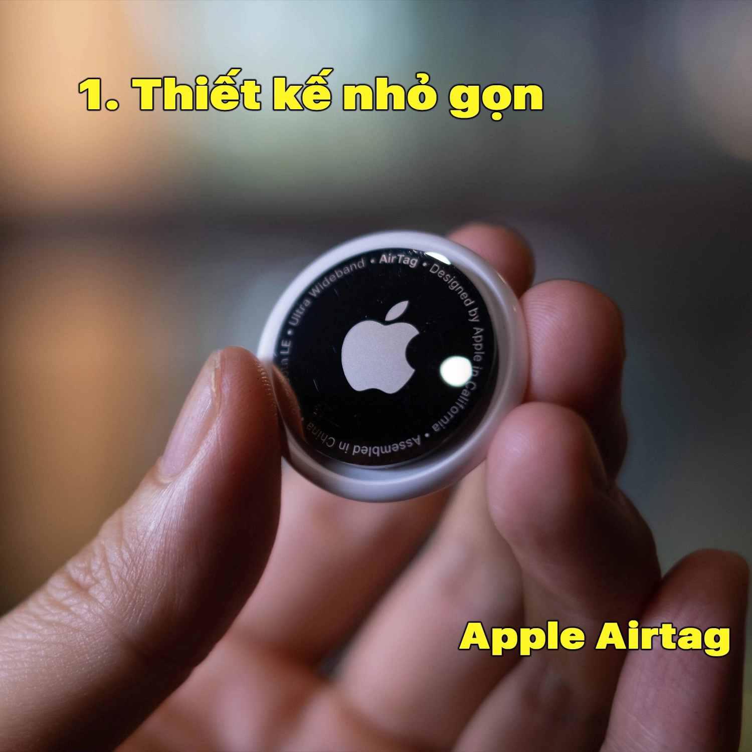 Định vị Apple Airtag 2, Thiết kế nhỏ gọn