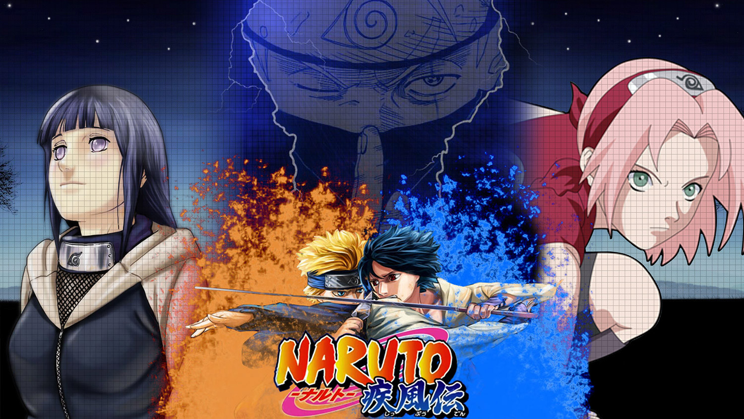 Hình nền phong cách Anime hoạt hình Naruto