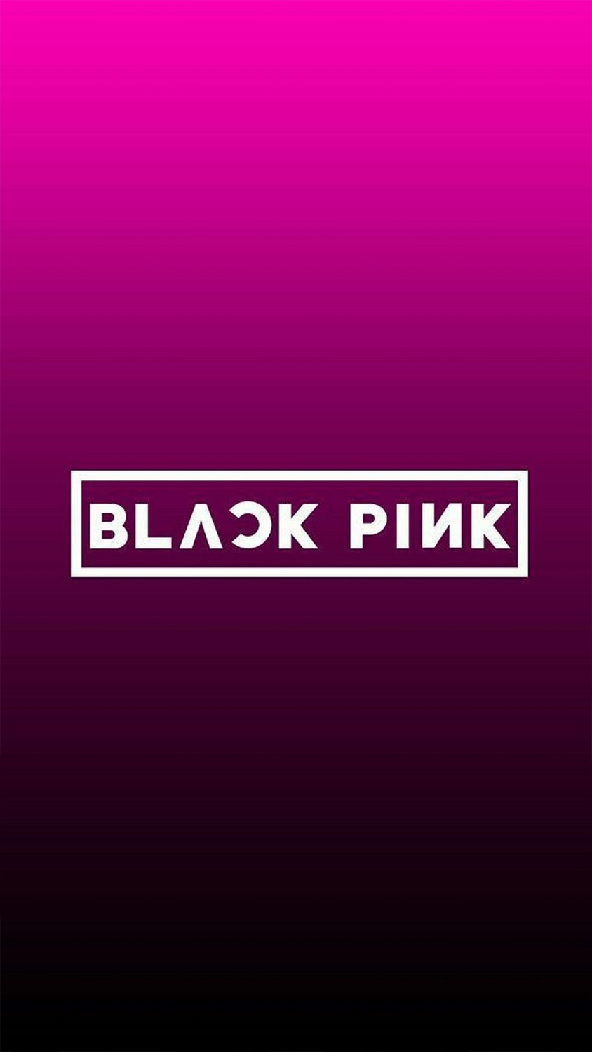 Hình nền điện thoại nhóm Blackpink chữ