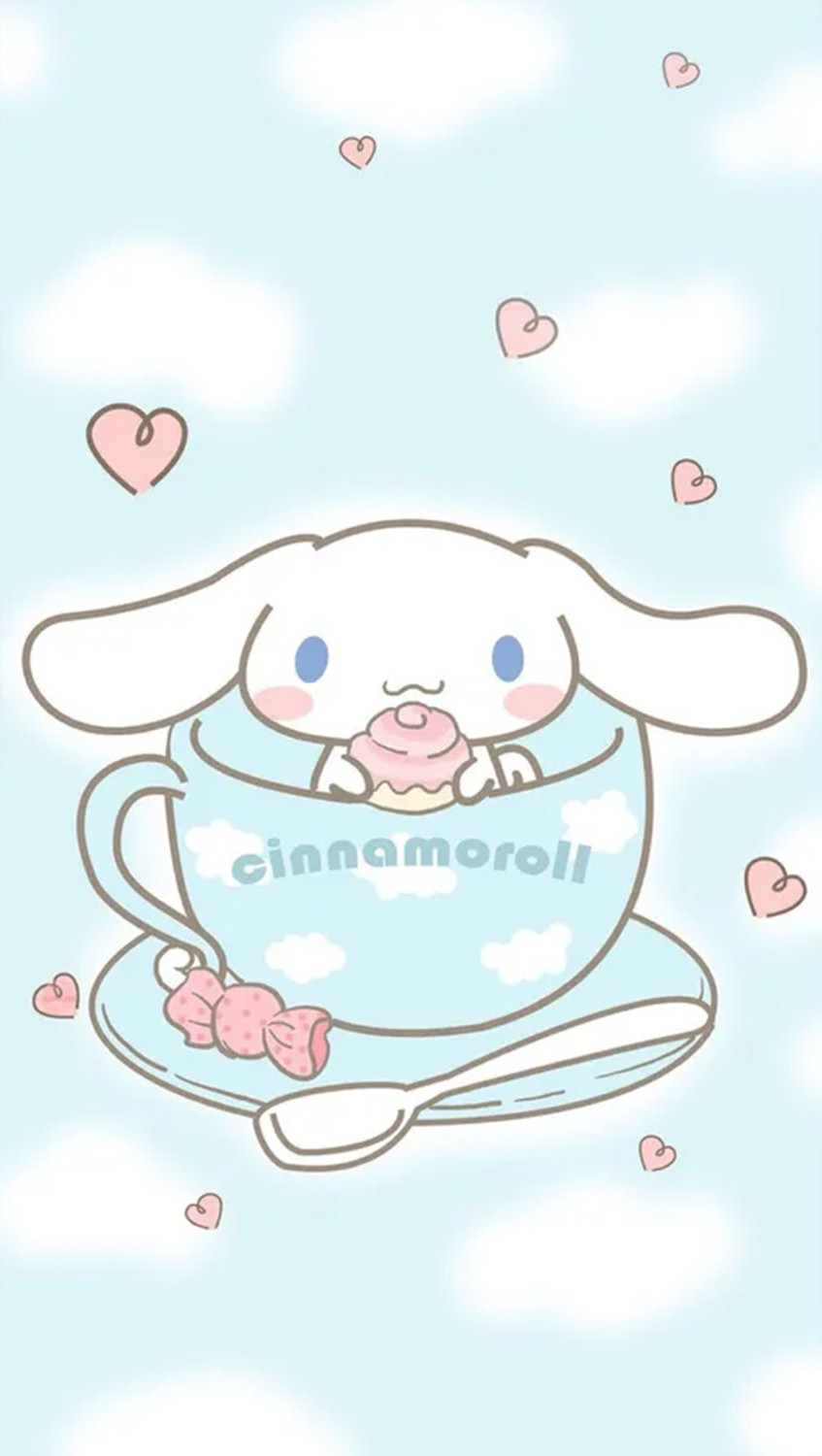 Hình nền điện thoại nhân vật Cinnamoroll đáng yêu