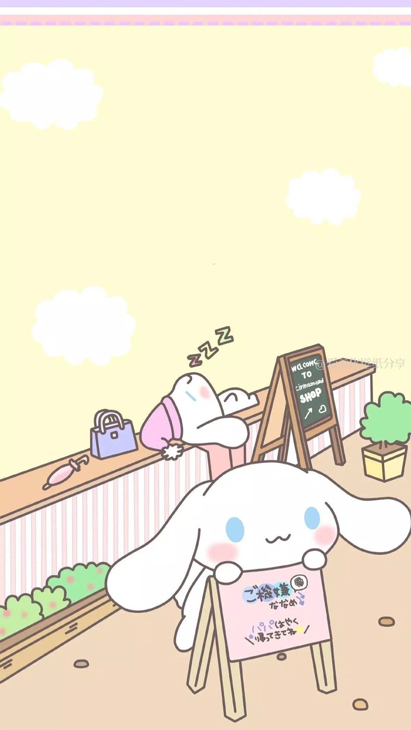 Hình nền điện thoại nhân vật Cinnamoroll đẹp nhất