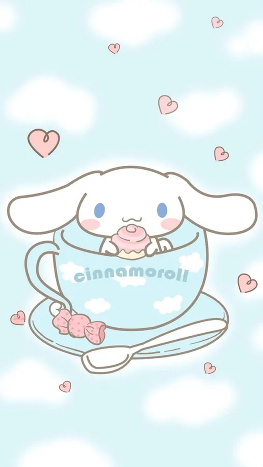 Hình nền điện thoại nhân vật Cinnamoroll siêu dễ thương