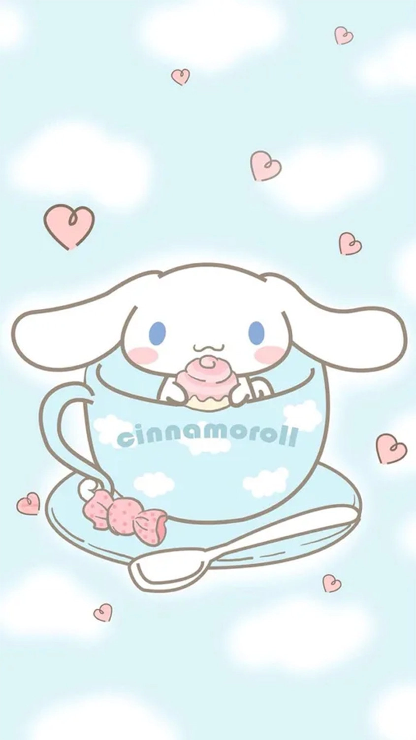 Hình nền điện thoại nhân vật Cinnamoroll siêu dễ thương