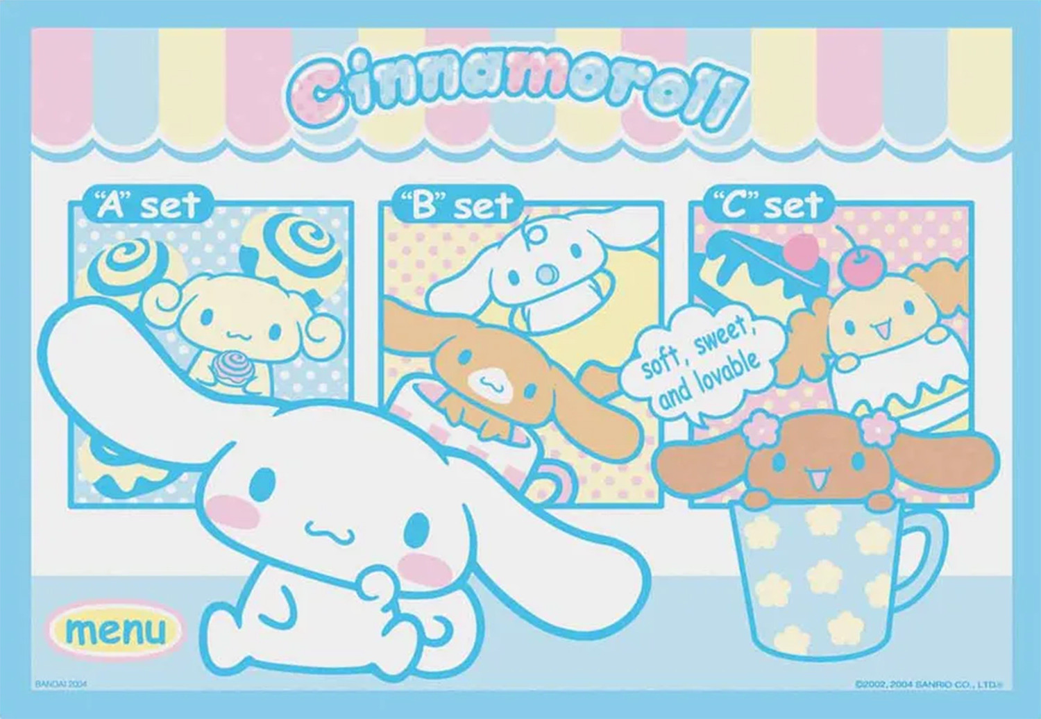 Hình nền máy tính nhân vật Cinnamoroll ấn tượng