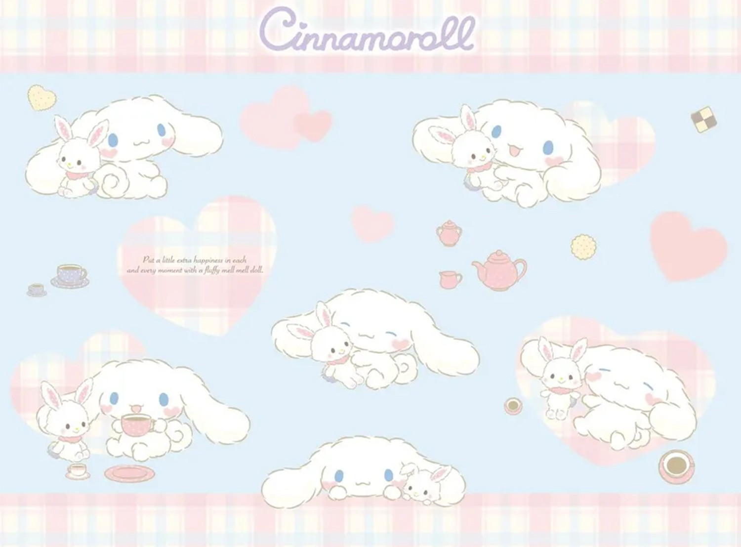 Hình nền máy tính nhân vật Cinnamoroll đáng yêu