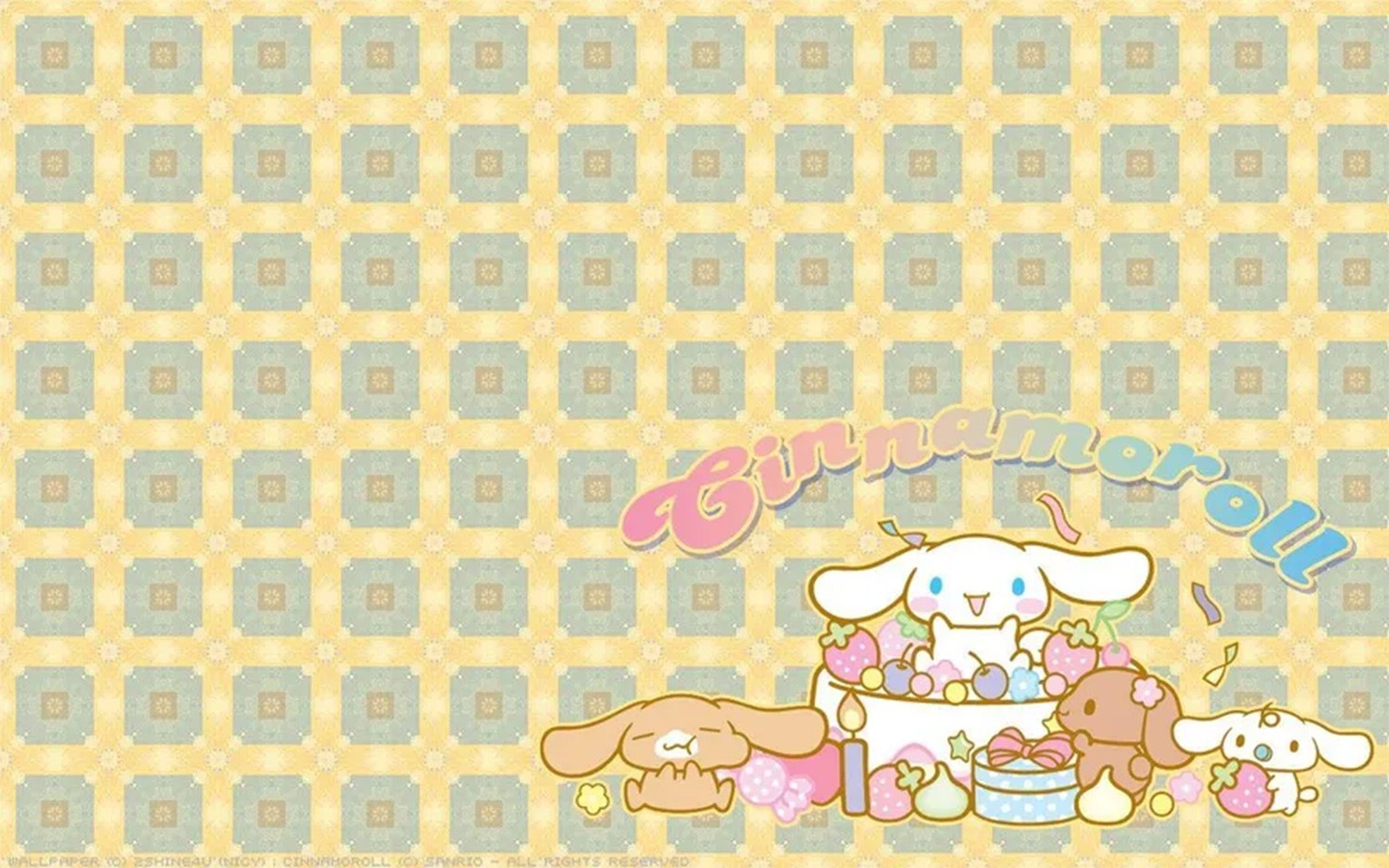 Hình nền máy tính nhân vật Cinnamoroll siêu đáng yêu