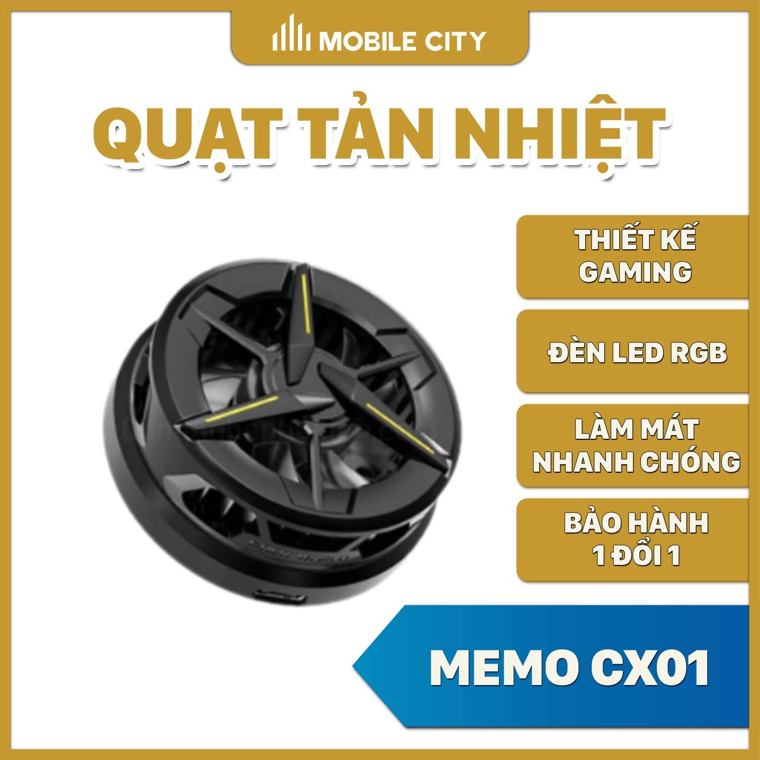 Quạt tản nhiệt điện thoại MEMO CX01