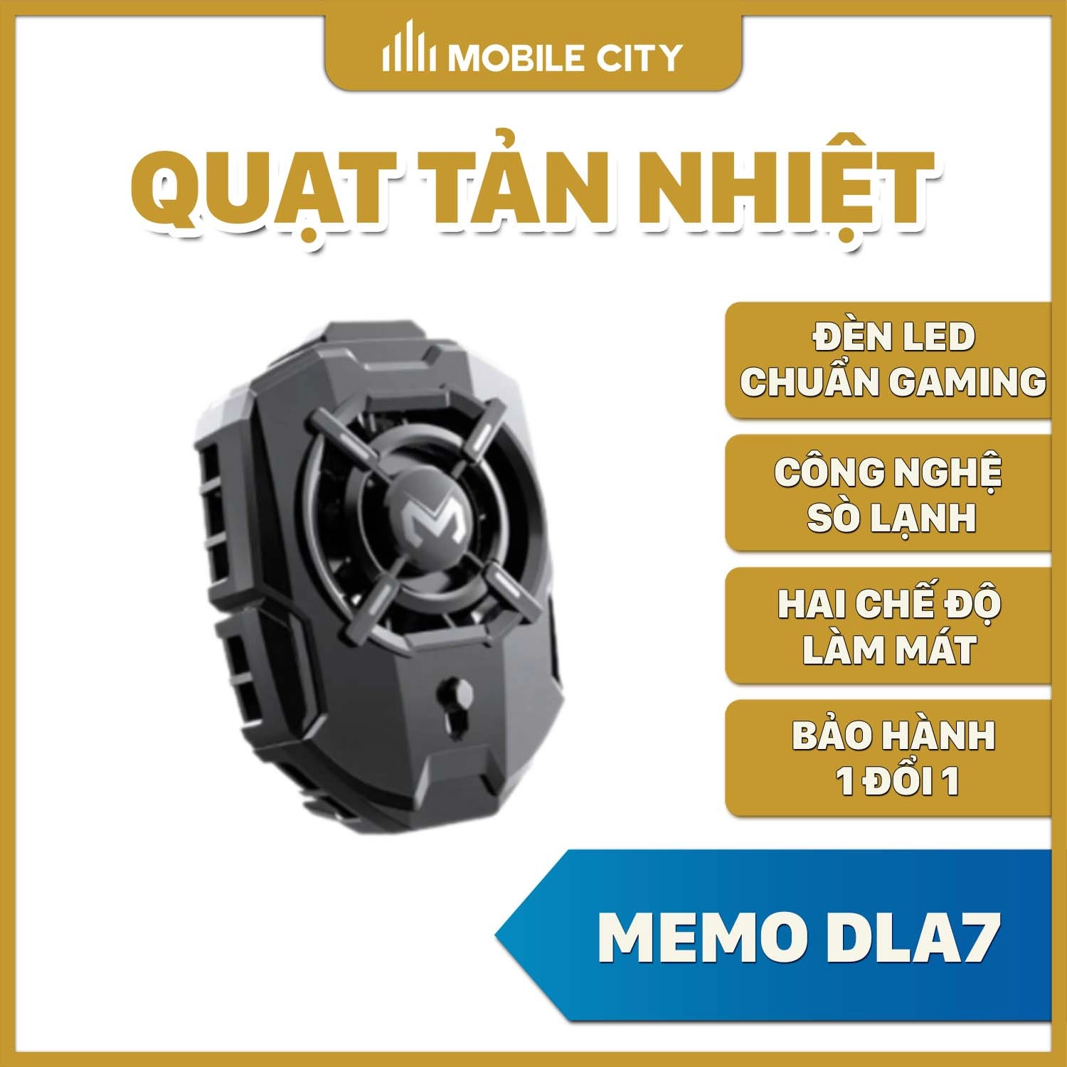 Quạt tản nhiệt điện thoại MEMO DLA7