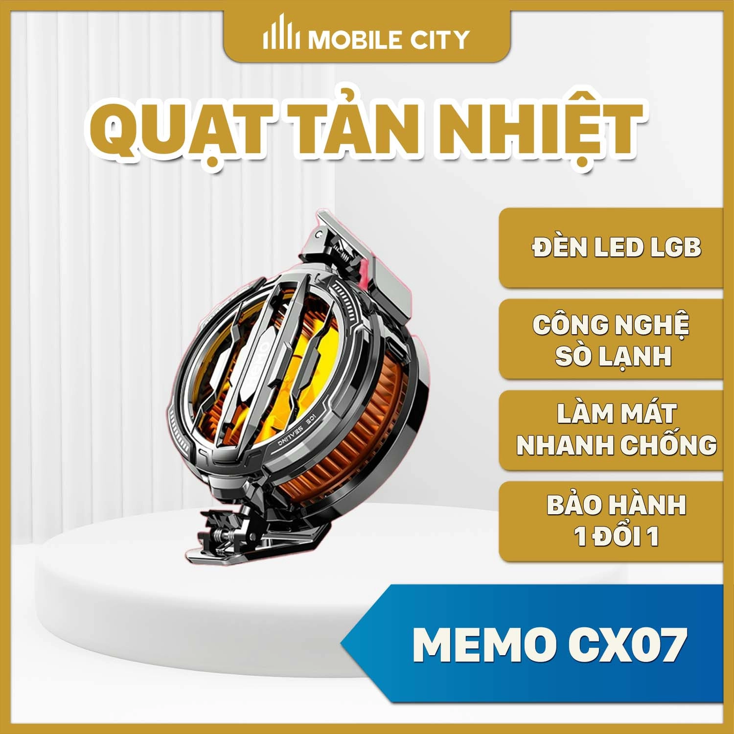 Quạt tản nhiệt điện thoại MEMO CX07