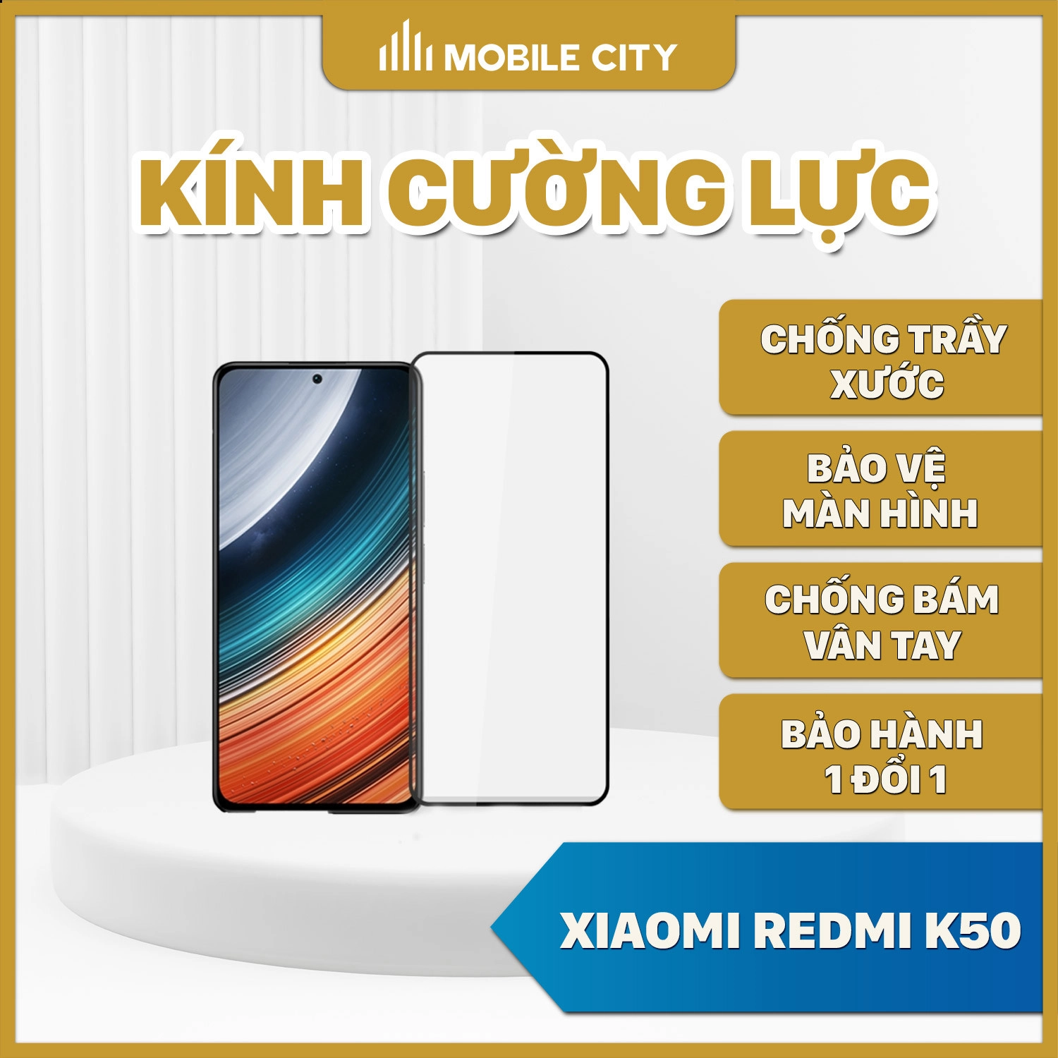 Kính cường lực Xiaomi Redmi K50